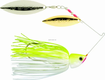 Burner Spinnerbait, Chartreuse & White, 3/8 oz.