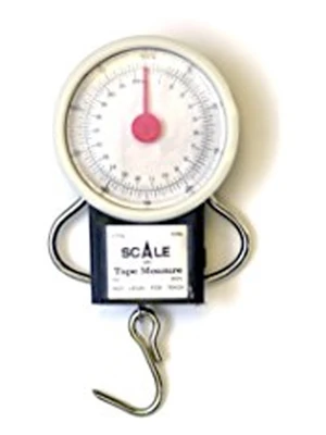 Pocket Fish Scale & Tape Measure, 28 Lb.