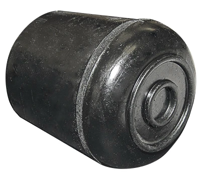 Black Rubber Furniture Leg Tip, 1 and 1 Quarter Inch Diameter