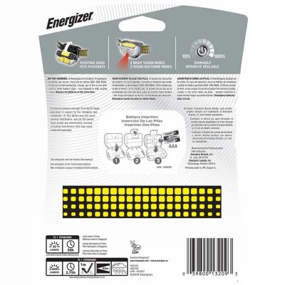 Vision Ultra High Definition LED Headlamp with Adjustable Strap and Multiple Lighting Modes