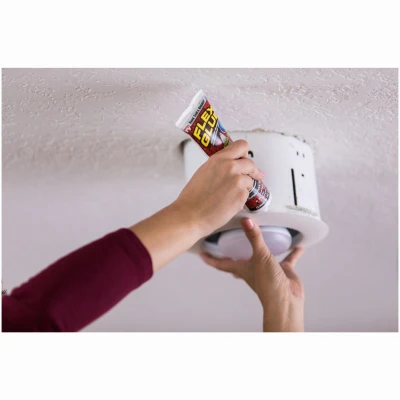 FLEX GLUE Rubberized Waterproof Adhesive, White, 6 Ounce Bottle