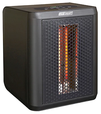 1500-Watt Infrared Quartz Desktop Heater and Fan with Adjustable Thermostat