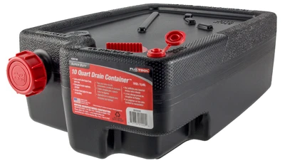 Super Duty Drain Container, Plastic, 10 Qt.