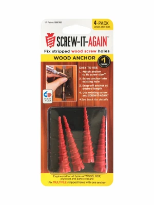Wood Anchors, 4-Pk.