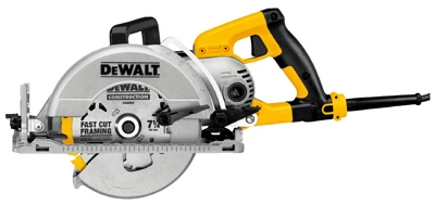 Worm-Drive Circular Saw With Brake, 7-1/4-In.