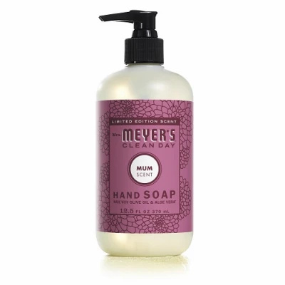Liquid Hand Soap, Fall Seasonal Mum Scent , 12.5 oz.