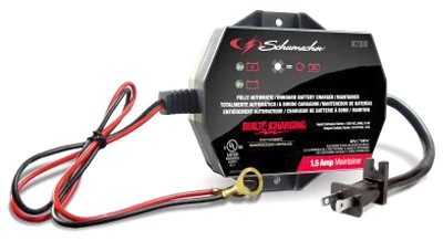 On-Board Battery Charger/Maintainer, 1.5-Amp, 6/12-Volt