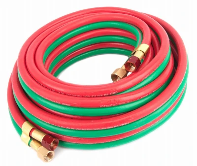 Oxygen Acetylene Welding Twin Hose, Premium, 1/4-In. x 25-Ft.