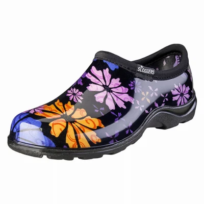 Women's Waterproof Garden Shoes, Flower Power, Size 6