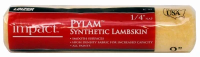 Pylam Synthetic Lambskin Paint Roller Cover, 9 x 1/4 In. Nap