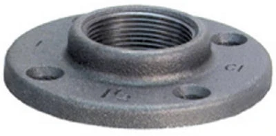 Black Pipe Floor Flange, 1 In.