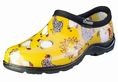 Women's Waterproof Garden Shoe, Chicken Daffodil Yellow, Size 10