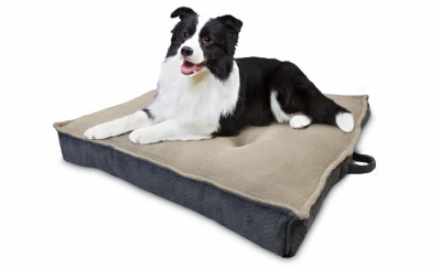 Jumbo Extra-Dense Pet Bed, Square, 36 In. Assorted Colors