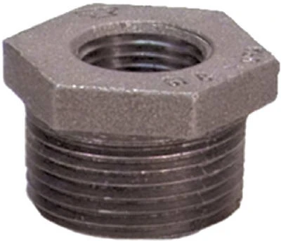 Black Pipe Hex Reducing Bushing, 1-1/4 x 1 In.