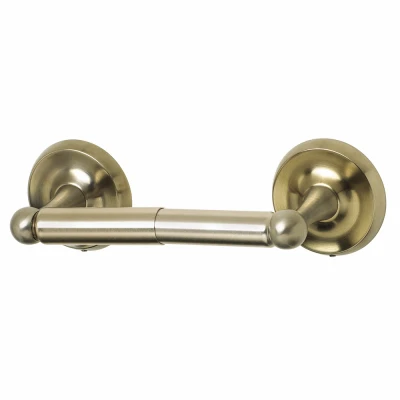 Rounded Toilet Paper Holder, Brushed Nickel