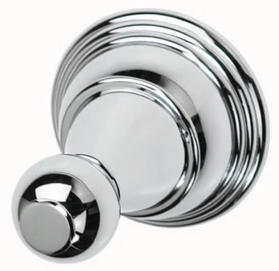 Vintage Chrome Robe Hook - Stylish Bathroom Accessory
