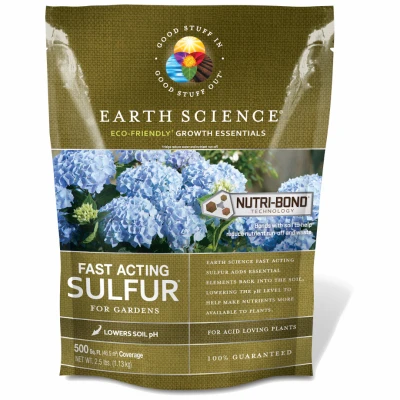 Growth Essentials Garden Sulfur, 500 Sq. Ft. Coverage, 2.5 Lbs.