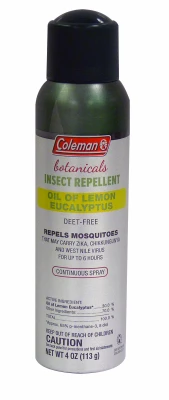 Botanicals Lemon Eucalyptus Insect Repellent, 4 Oz. - Deet-free Formula
