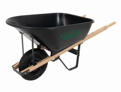 Poly Wheelbarrow, 6-Cu. Ft.