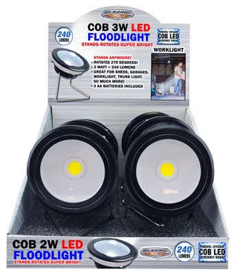 COB LED Flood Light, 240 Lumens, 3-Watts