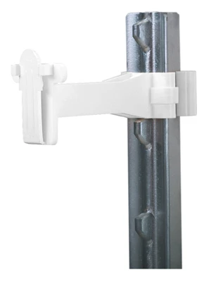 T-Post Tape Insulator Extender, White, 25-Pk.