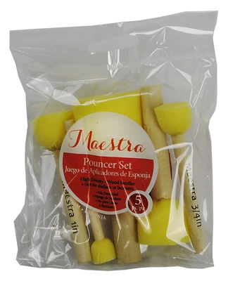 Maestra 5-Pc. Foam Pouncer Hobby Paint Set