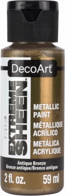 Extreme Sheen Premium Metallic Craft Paint Antique Bronze 2 Ounce Bottle