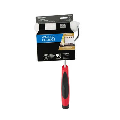 Mini Paint Roller With Cover, 3/8-inch Nap, 6-inch Length
