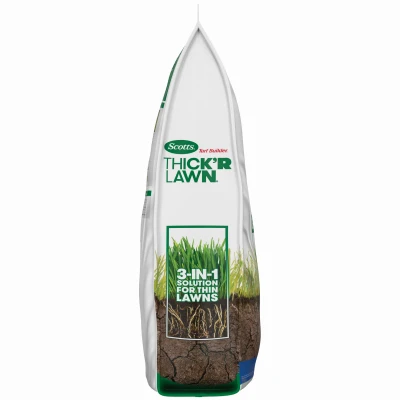 Scotts Turf Builder Thick'R Lawn Sun and Shade Fertilizer, 40 Pounds, Covers 4,000 Square Feet
