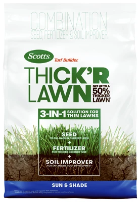 Turf Builder Thick'R Lawn Sun & Shade, 12 Lbs.