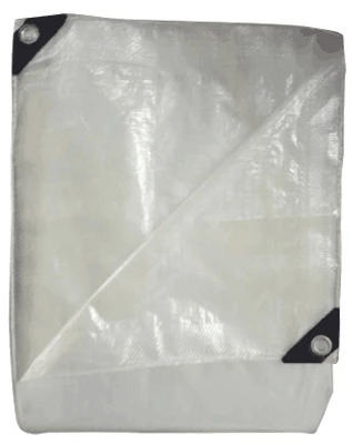 Farm Tarp 33 by 48 Feet Silver White Weather Resistant UV Protection