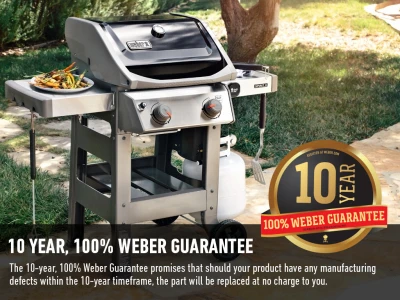 Spirit Ii E-210 2-burner Liquid Propane Gas Grill, 450 Sq. In., Black
