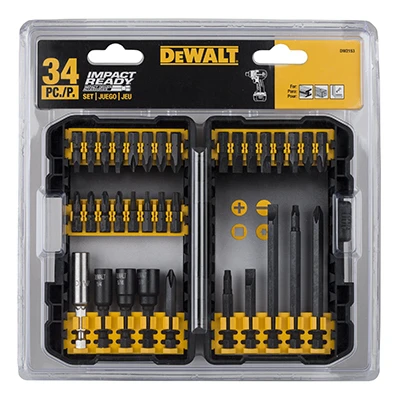 34-Pc. Screwdriving Bit Set, Impact-Ready