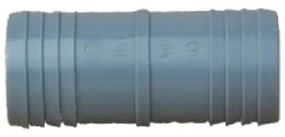 Plastic Pipe Insert Coupling, 1-1/2 Inch, Polyethylene Fitting
