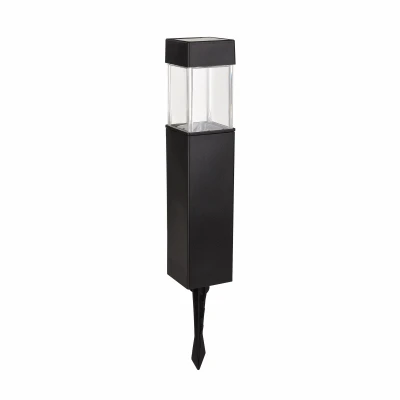 Solar Accent Light, Black Plastic