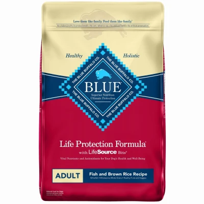 Dry Dog Food, Fish & Sweet Potato, 30 Lbs.