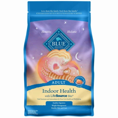 Indoor Health Dry Cat Food, Chicken/Rice, 7 Lbs.