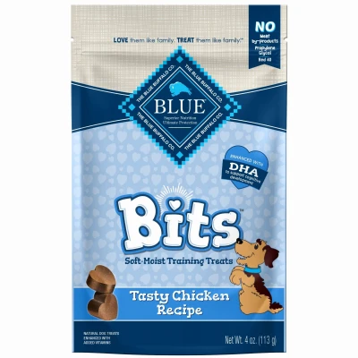 Blue Bits Dog Treats, Chicken, 4 oz.