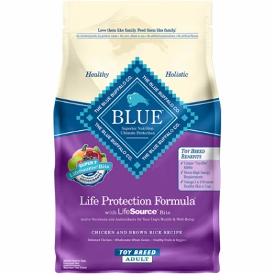 Life Protection Formula Toy Breed Adult Chicken & Brown Rice Dry Dog Food, 4 Lbs.
