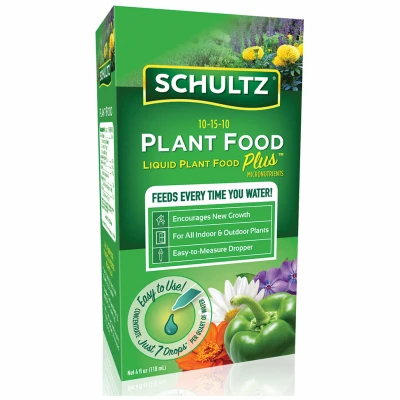 All Purpose Liquid Plant Food Plus, 10-15-10 Formula, 4 oz.