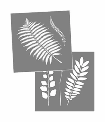Americana Decor Botanical Stencil, 8 Inch by 8 Inch, Reusable