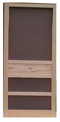 Heavy-Duty Screen Door, Charcoal Screen, 3 Ft. x 6 Ft. 8 In.