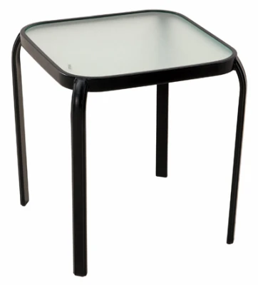 Marbella Side Table 16 Inch Square Durable Outdoor Accent Table