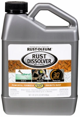 Rust Dissolver, Water-Based, 1-Qt.