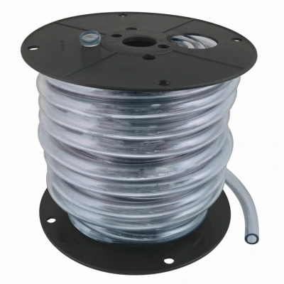 Clear Vinyl Tubing, Flexible, 3/8-inch X 150-feet Reel, Non-reinforced