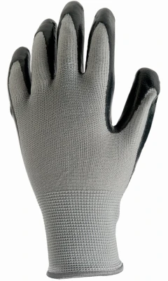 Nitrile-Coated Work Gloves, Men's L, 3-Pk.