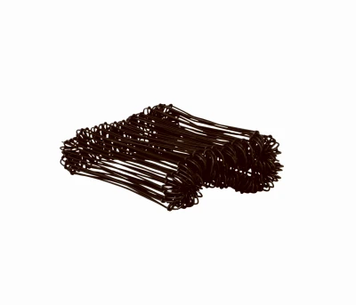 Bar Tie, 17 Gauge, Black, 6 In., 100-Ct.