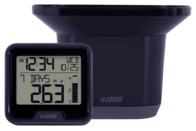 Digital Rain Gauge with Indoor Temperature