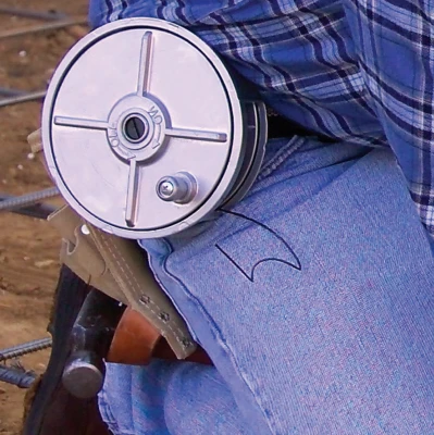 Tie Wire Reel with Cast Aluminum Frame, 2 Inches by 6 Inches