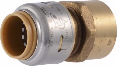 Pipe Connector, 1/2 FNPT x 1/2 In., 4-Pk.